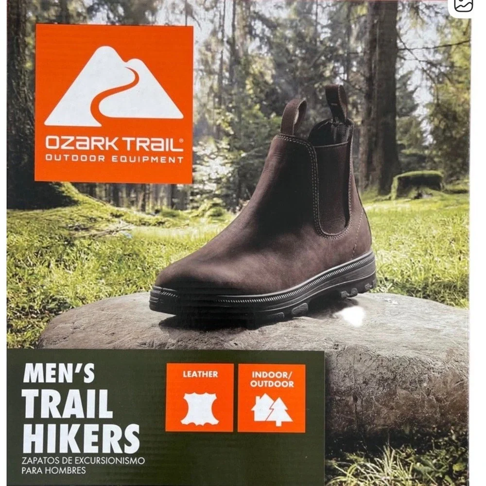 Dark Trail westfork Brown leather boots men's 7‎